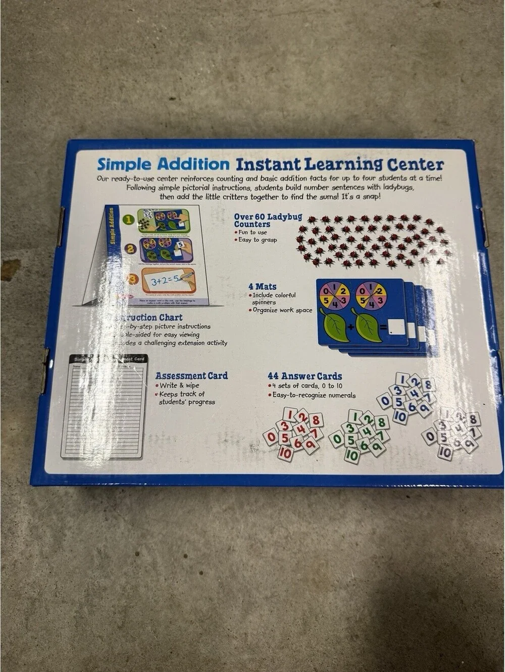 Lakeshore Simple Addition Instant Learning Center TT958 teacher homeschool
